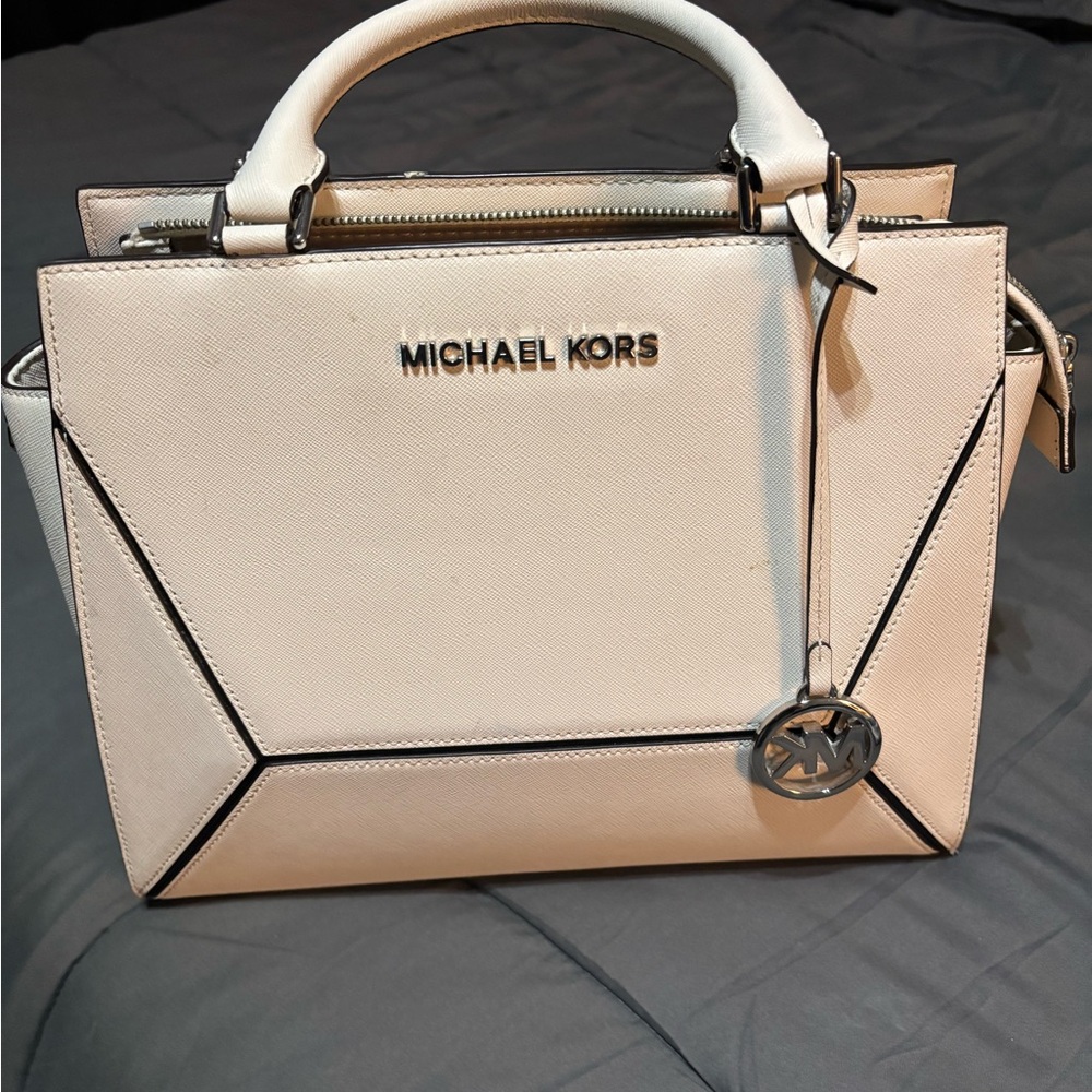 Michael Kors White Satchel